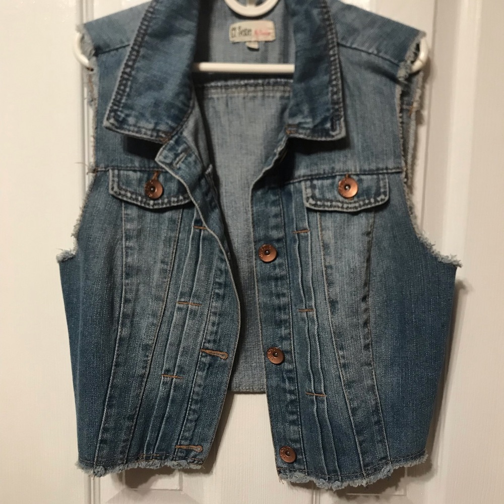 Denim vest